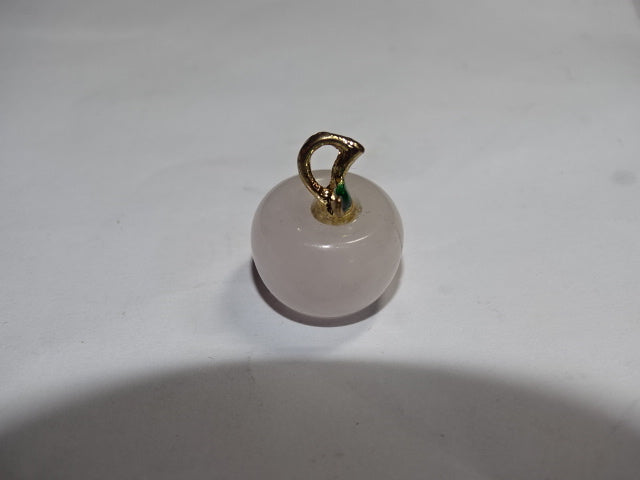 Genuine Gemstone Small Apple Pendant