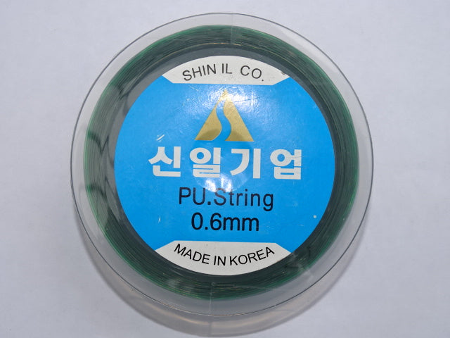 Elastic crystal thread polyurethane green 0.6mm
