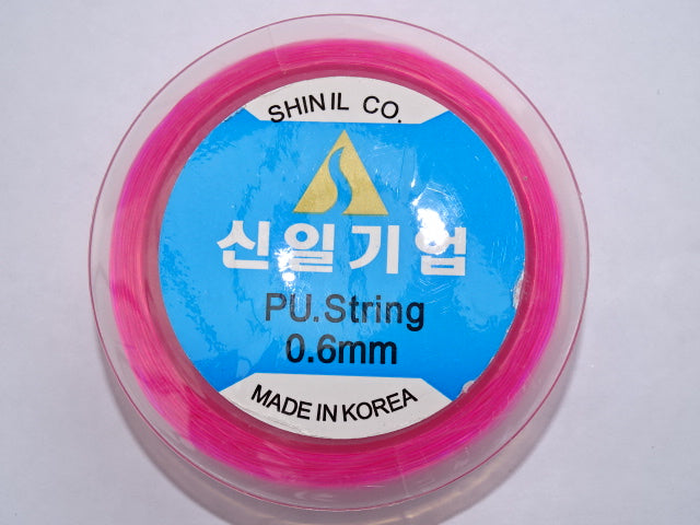 Elastic crystal thread polyurethane pink 0.6mm