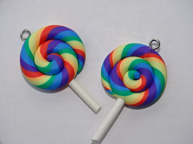 Big Lolly Polyclay Pendant 'Carousel'