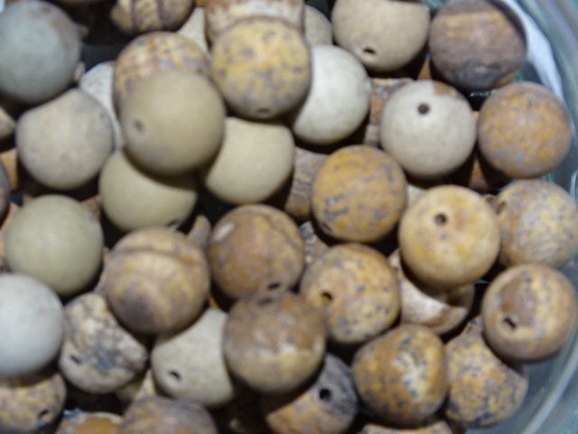 Matt Picture Jasper 10mm Semi Precious Bead