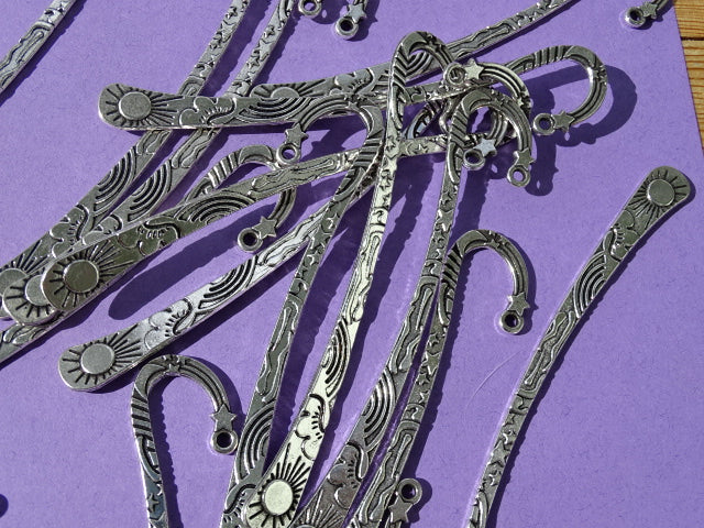 Silver Metal 12cm 'Celestial' Bookmark for Crafting
