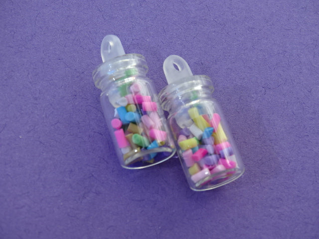 'Beautiful Bottles' Glass Pendants