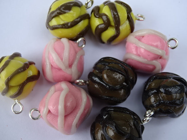 Handmade Polymer Clay 'Fancies' Charms