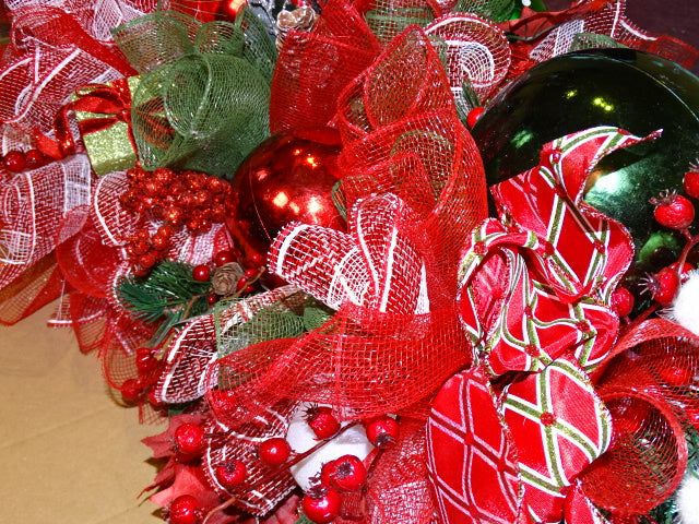 Beautiful Handmade Christmas garland wreath