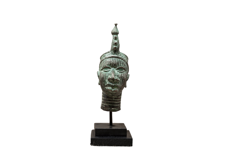 Benin Bronze Head - 37.7