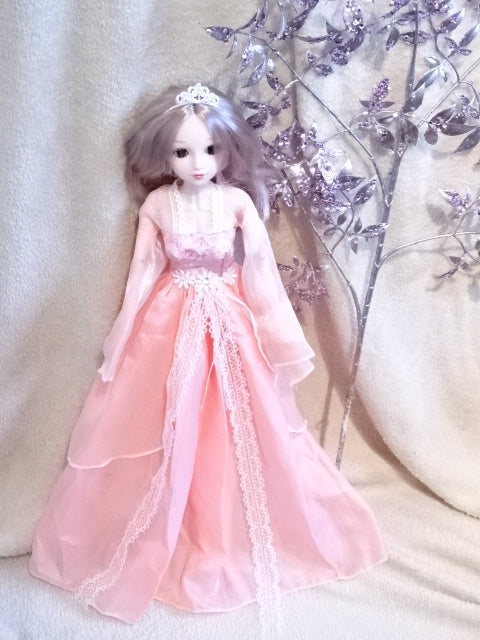 'Phobe'  60cm Jointed Plastic Princess Doll with Outfits and Accessories