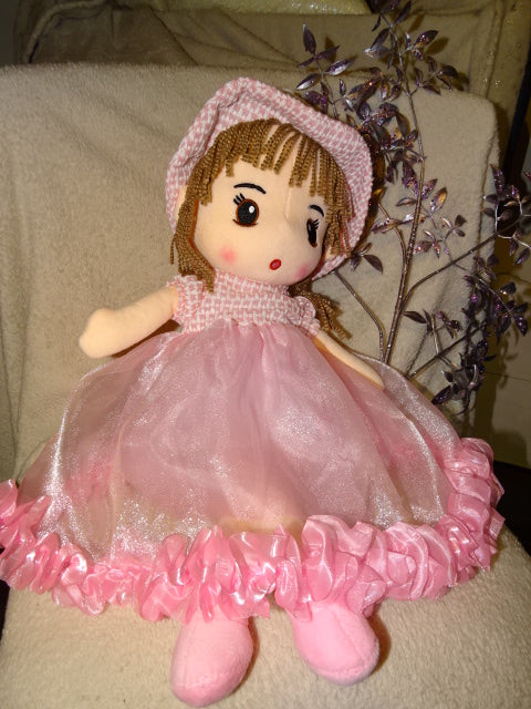 Large Rag Doll Style Soft Toy Plush   Approx 55cm Tall