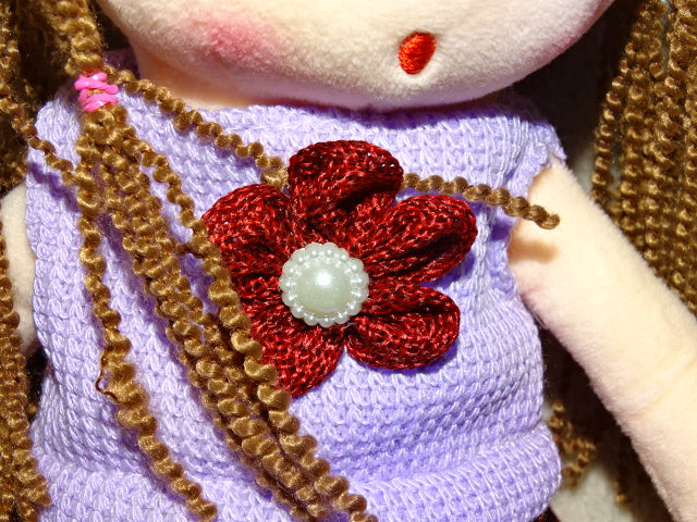 Pretty 'Rag Doll Style' Soft Toy Plush   Approx 40cm