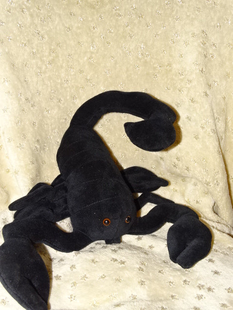 'Black Scorpion'  Dark Theme Velvet Feel Plush Toy