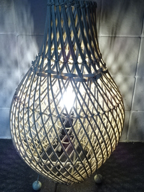 Natural Rattan Table Lamp  ( Bulb Included )  Natural