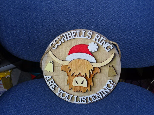 'Cute Christmas Highland Cow'   Christmas Decoration