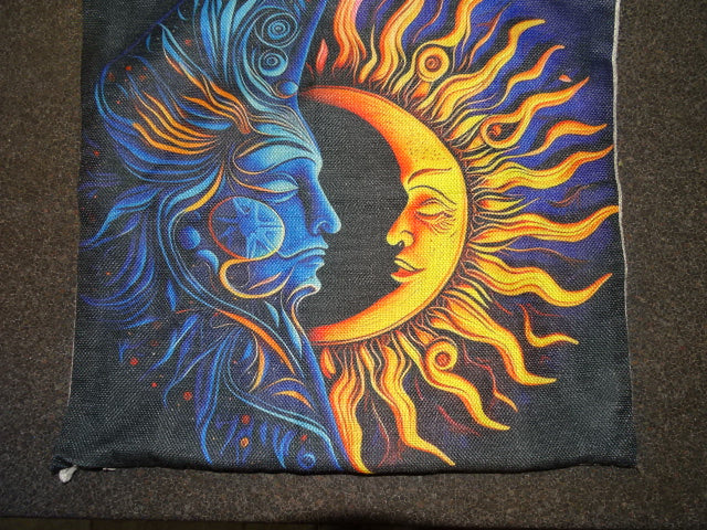 Celestial Print Cushion Cover   40 x 40cm