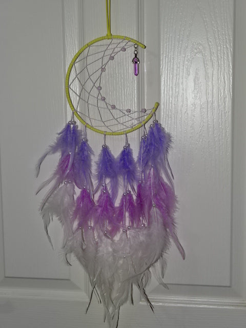 'Pastel Moon'  Delicately Coloured Dreamcatcher