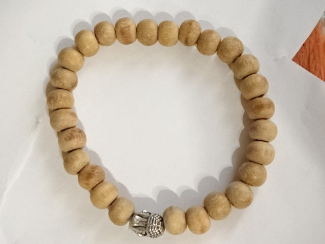 Natural Aromatic Sandalwood Elastic Bracelets