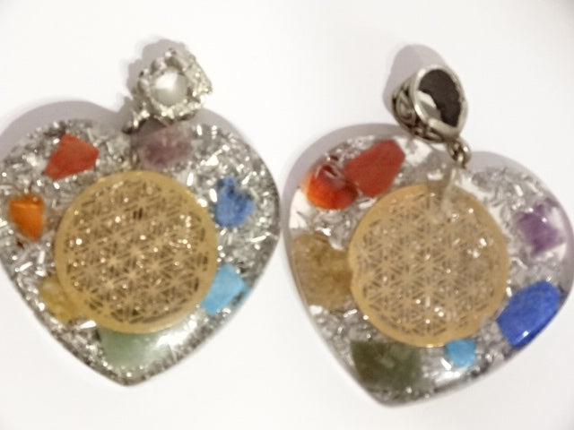 Various 'Orgonite Power Pendants'