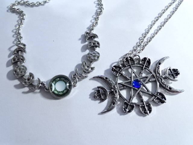 Moon Goddess Theme Necklace