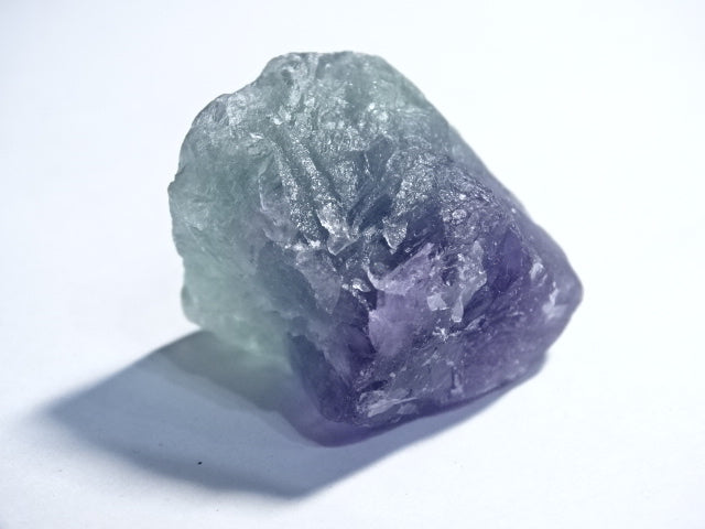 Rough Cut Green / Purple Fluorite Chunks