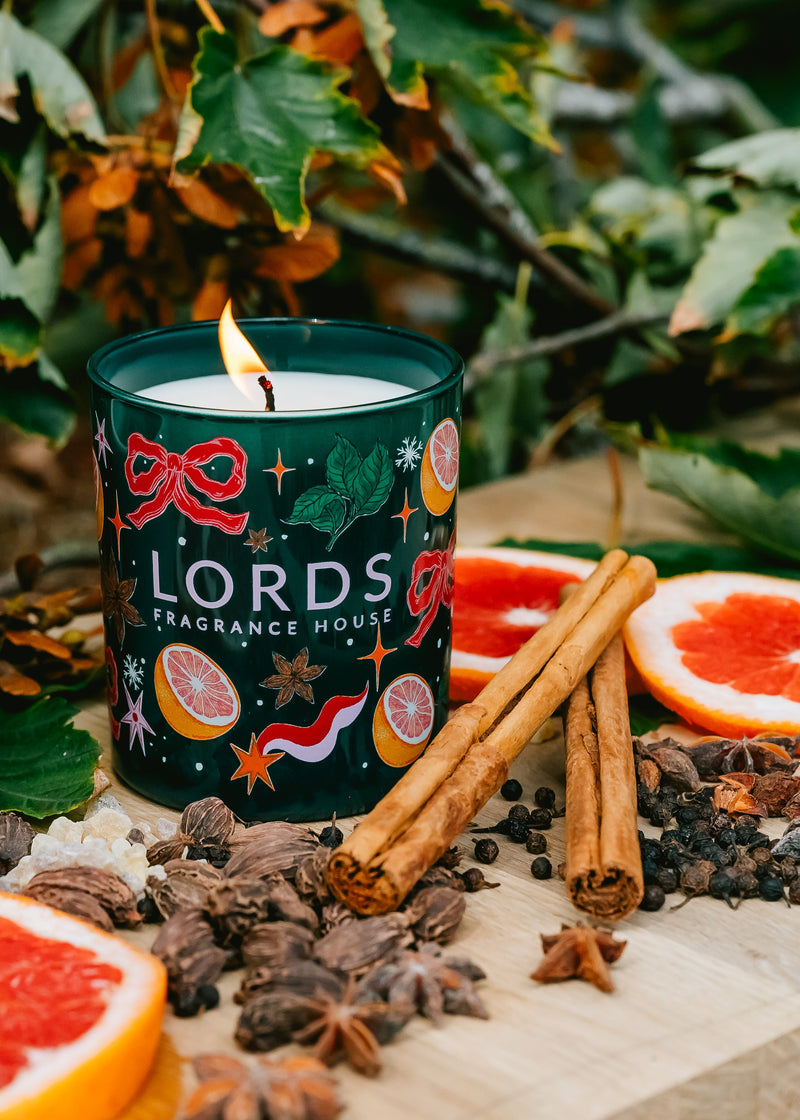 Yala Luxury Scented Special Glass Candle | Hand-Poured Amber Spice Candle