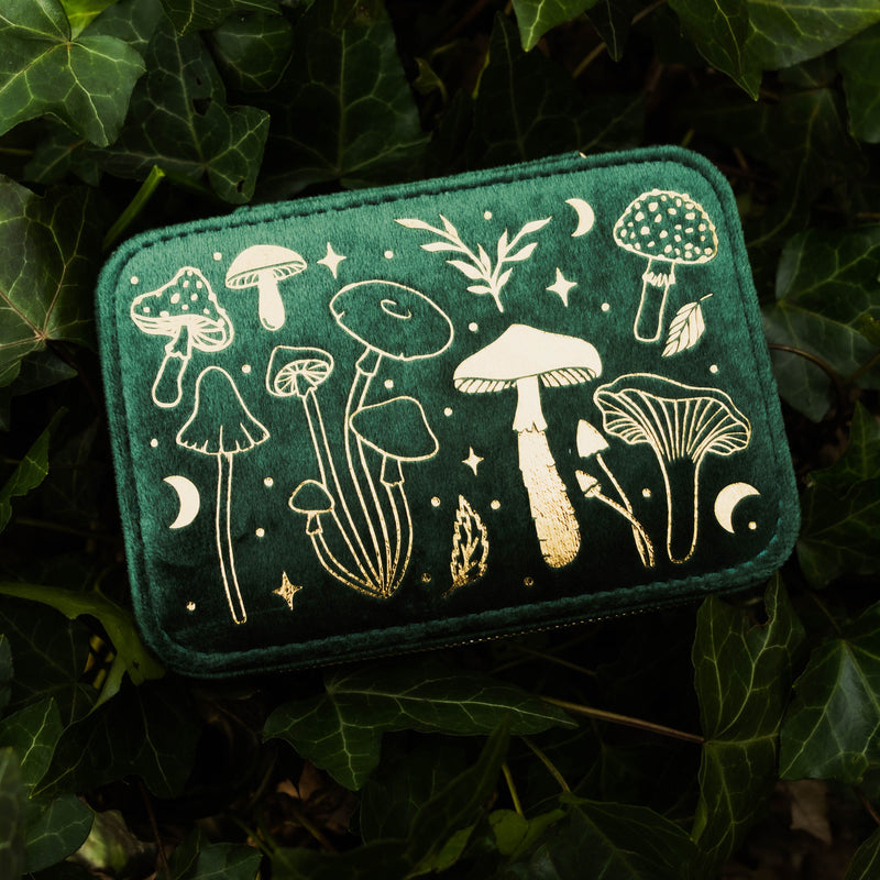 Green Witch Mushroom Jewellery Box