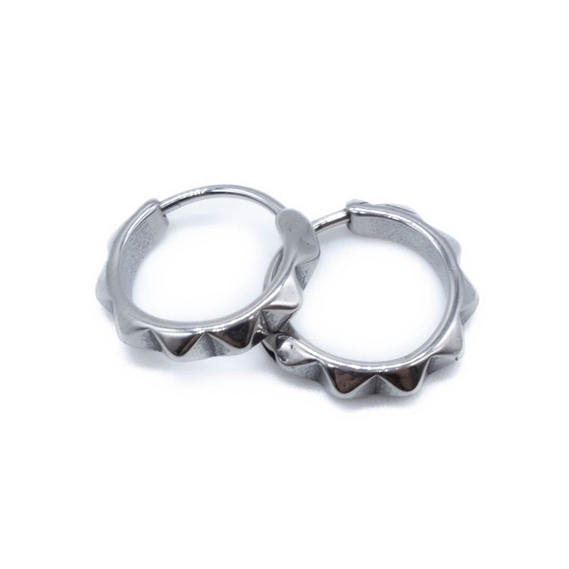Studded Small Hoop Earrings