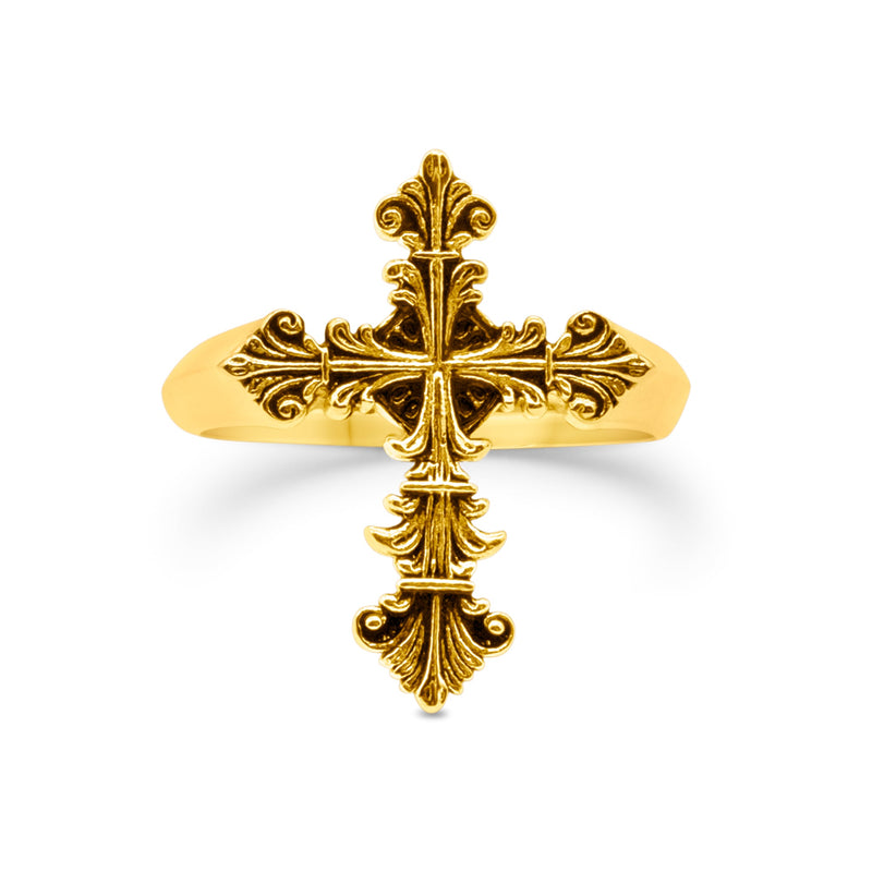 Lament Cross Ring Gold