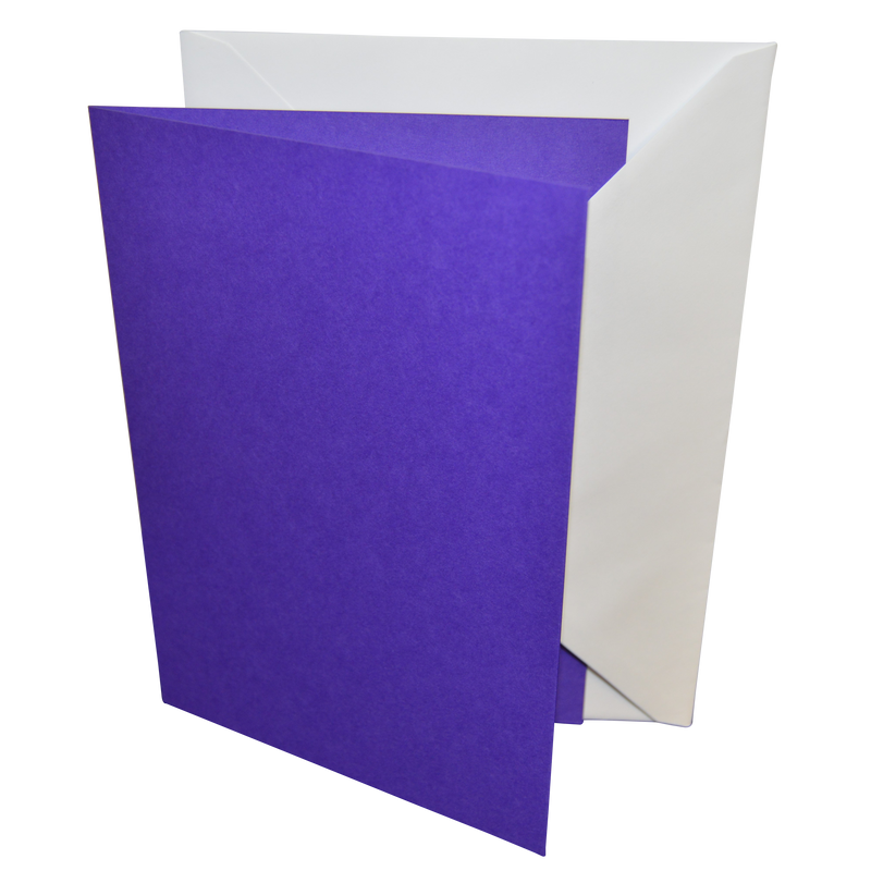 A5 Coloured Greeting Card Blanks & Envelopes – Choose Colour & Quantity