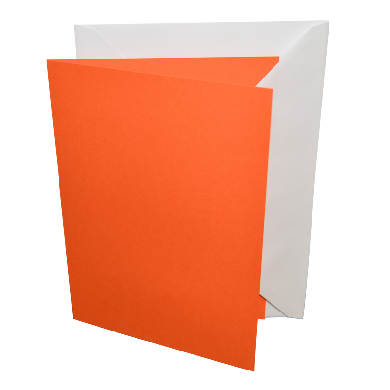 5x7 Coloured Greeting Card Blanks & Envelopes – Choose Colour & Quantity