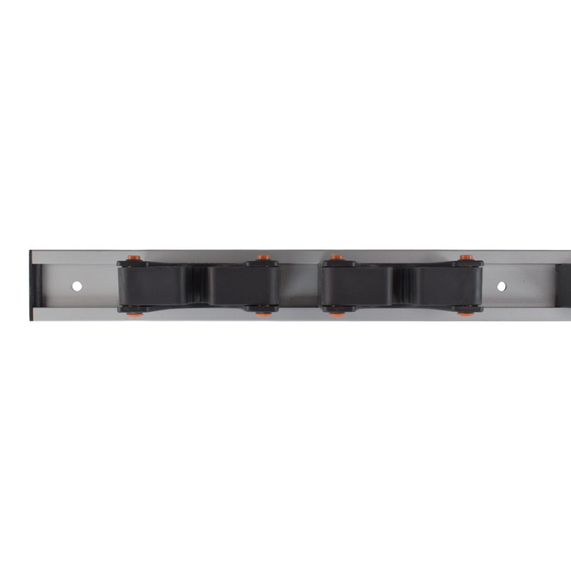 Wall Mount Tool Holder Rail - Gripper Design (3 Handles)