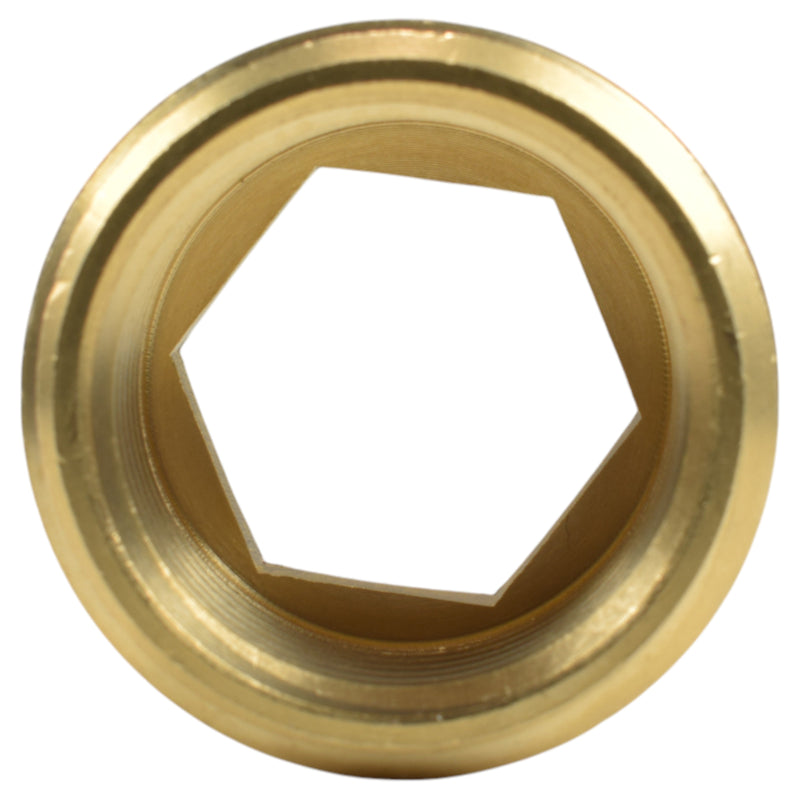 Thread Conversion Cap 1" BSPM - 3/4" BSPF, Brass