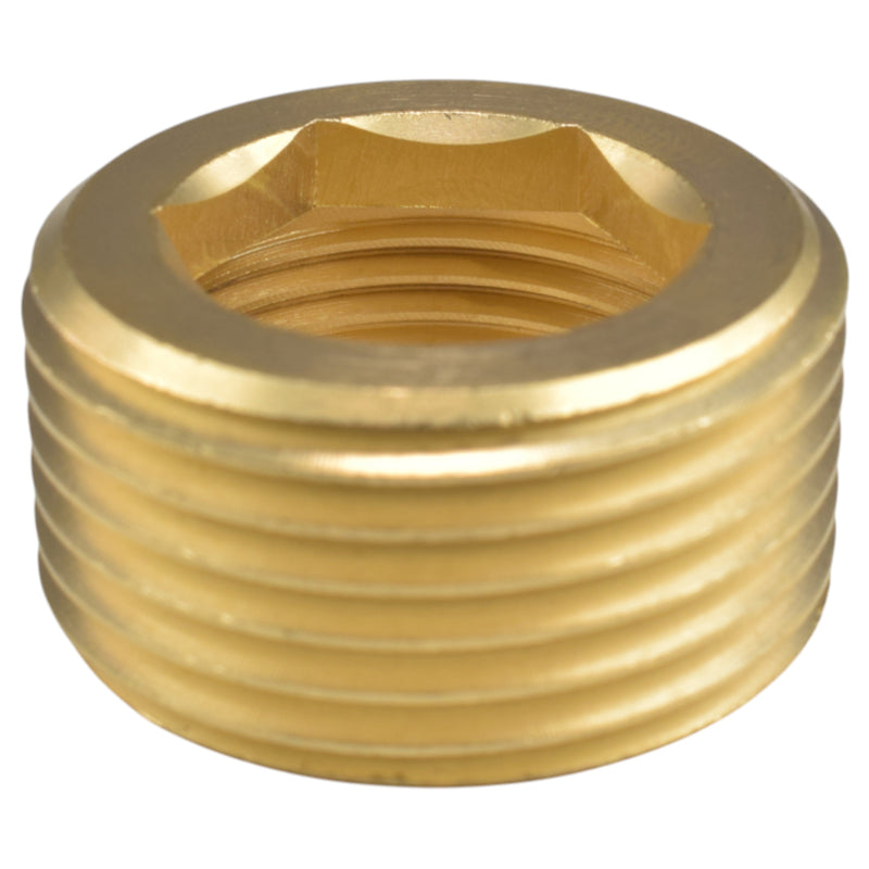 Thread Conversion Cap 1" BSPM - 3/4" BSPF, Brass