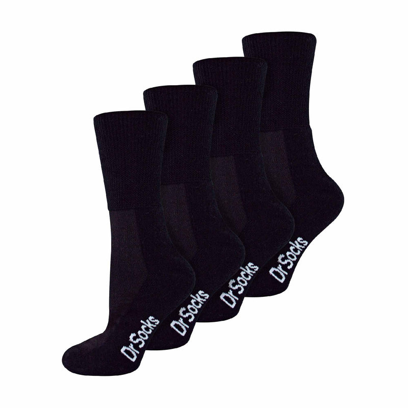 4 Pack Kids Non Elastic Bamboo Diabetic Socks