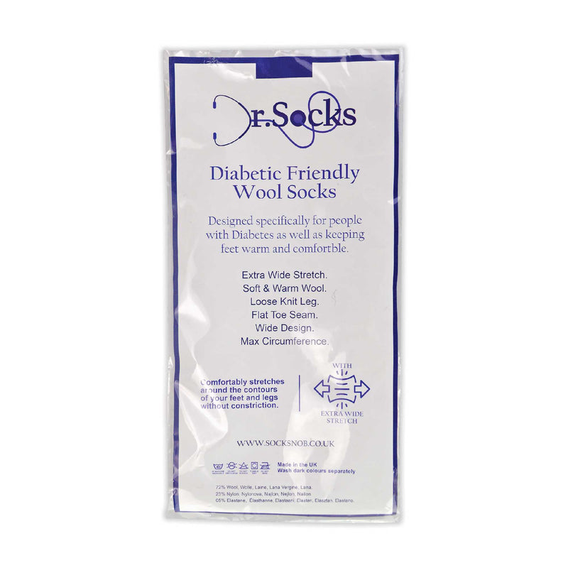 1 Pack Non Elastic Merino Wool Diabetic Socks