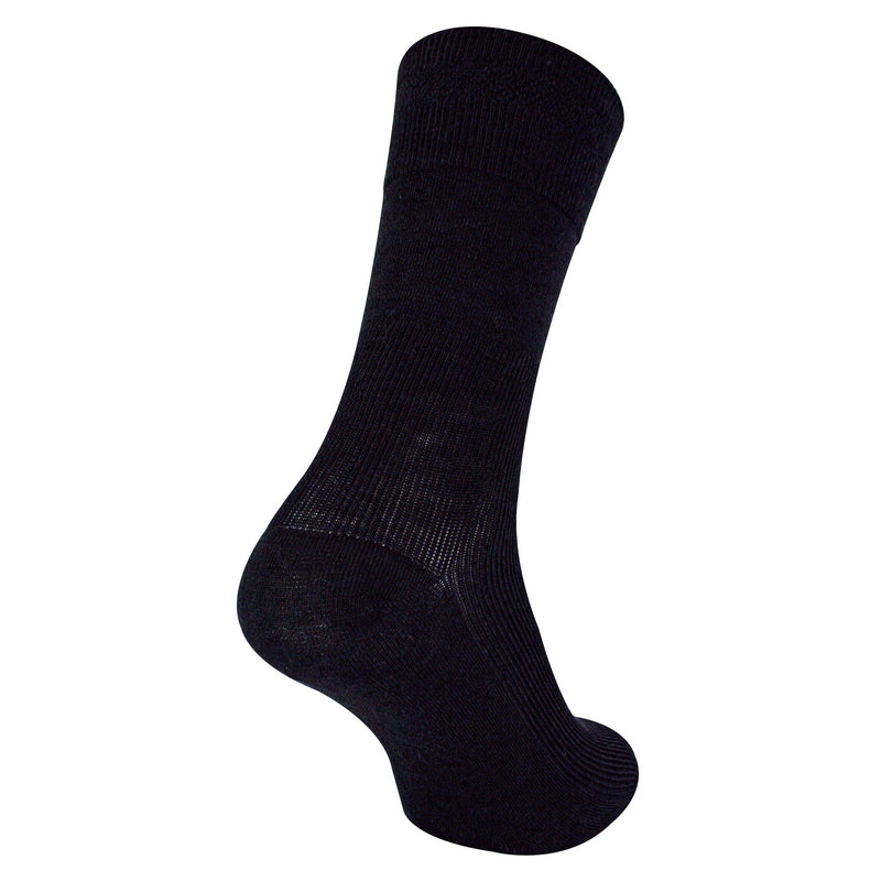 3 Pair Unisex Merino Wool Ribbed Seamless Diabetic Socks for Swollen Legs