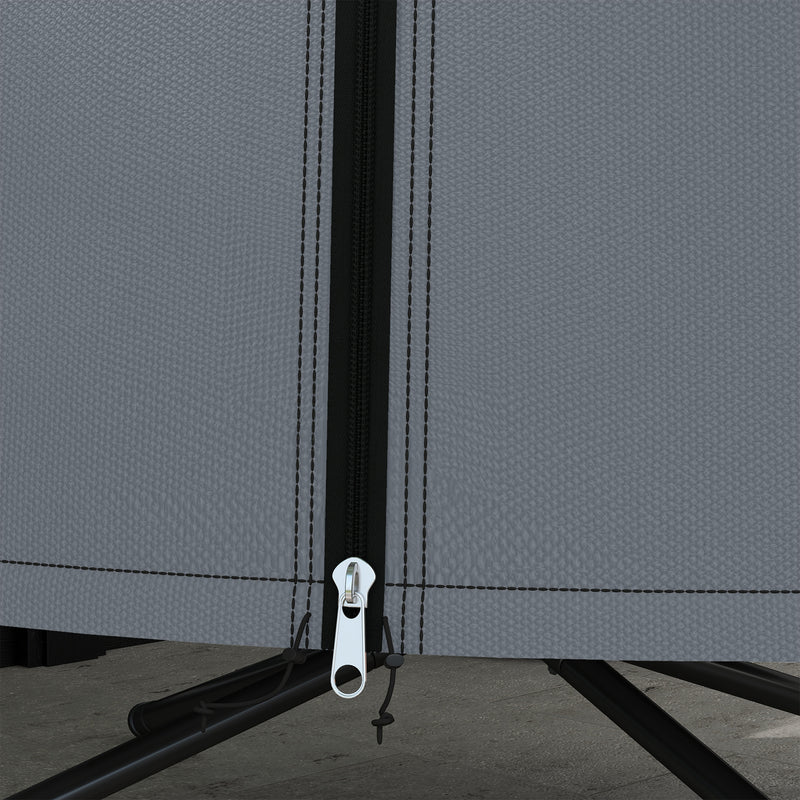 Outsunny Hanging Egg Chair Cover Garden Swing Chair Cover Waterproof, Grey