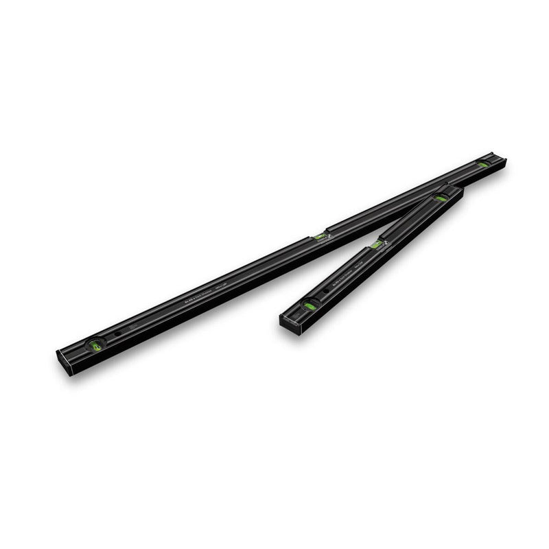 Stabila Spirit Level Set Type 80 AS 2 Precision Dark Shadow Two Piece 600mm And 1200mm For Professionals
