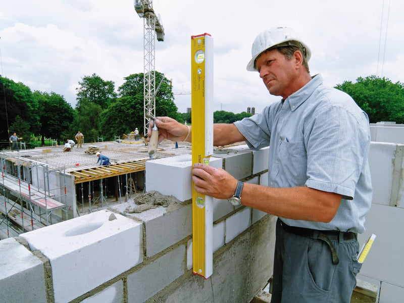 Stabila Masons Spirit Level 96-2-K With Protective Shield And Three Vials For Professionals