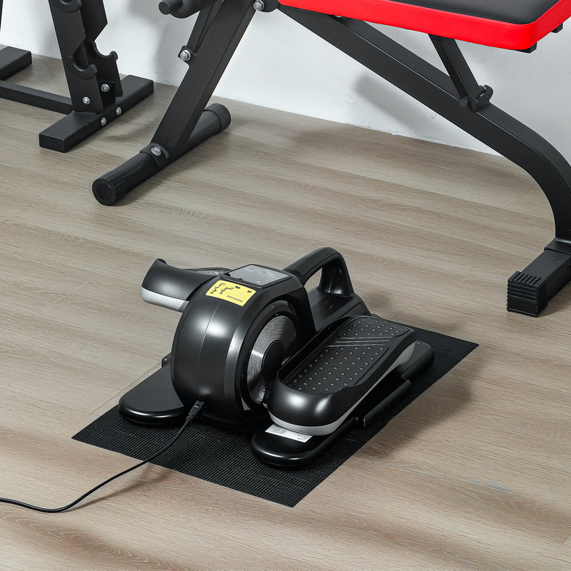 SPORTNOW Mini Elliptical Machine, Seated Pedal Exerciser w/ Remote Control