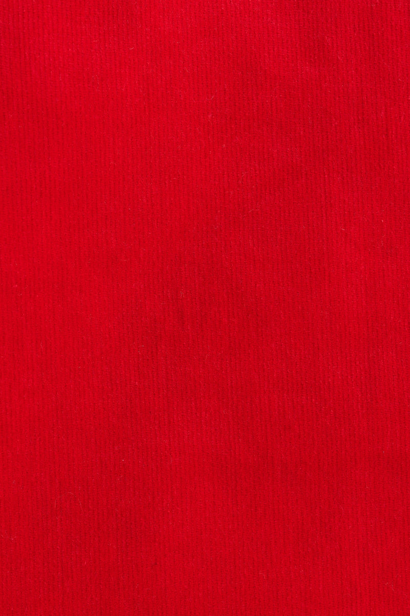 Dylan Babycord Mini Skirt - Red