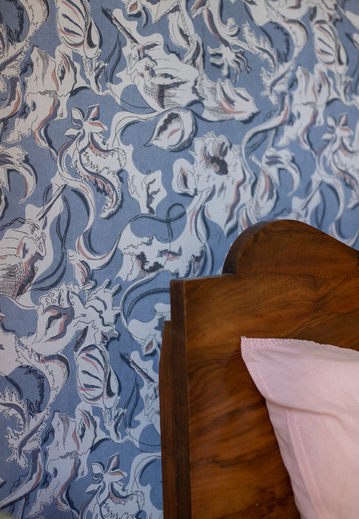 Dali's Mermaid - Blue Dreams - Wallpaper