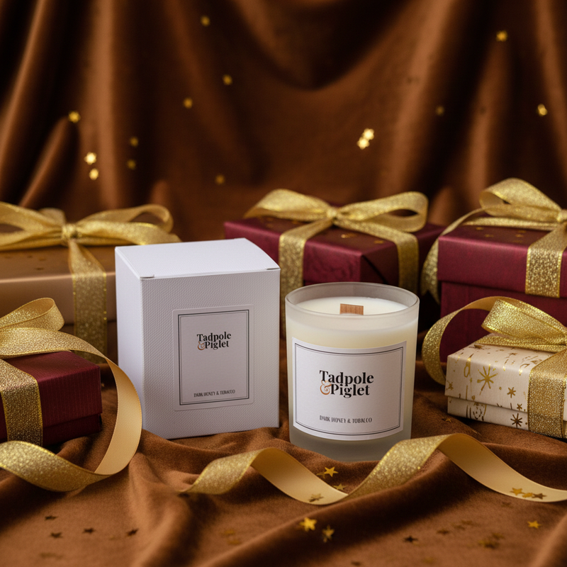 Dark Honey & Tobacco Scented Candle