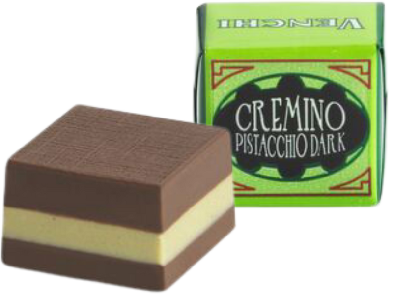 Venchi Cremino | Pistachio Dark Chocolate Truffle Cubes