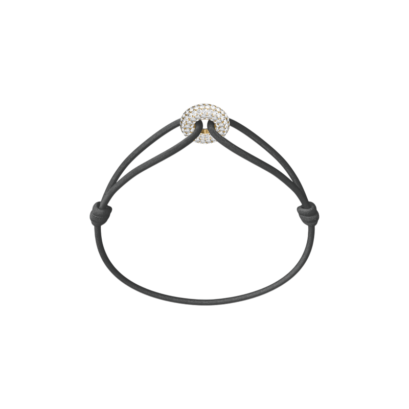 Mini Golden Soho Pavé Cord Bracelet
