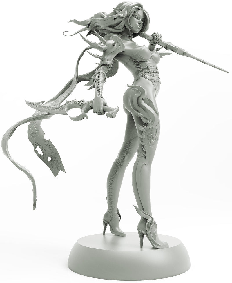 Dark Elf Assassin Figurine