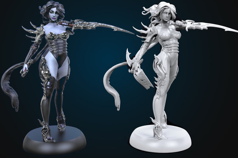 Dark Elf Assassin Figurine
