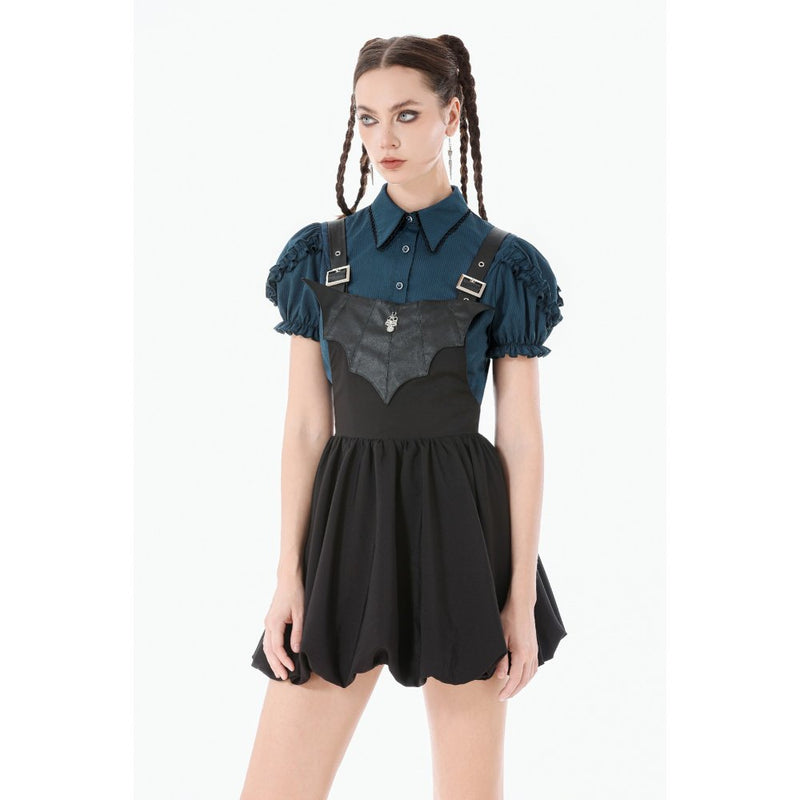 Dark in Love Lilith Bat Harness Bubble Dress