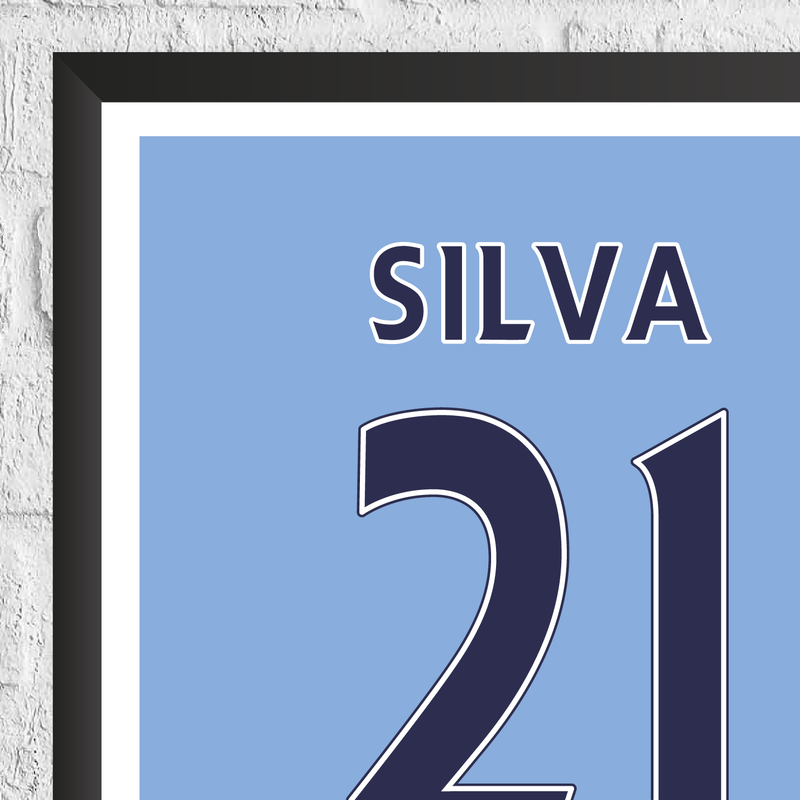 David Silva Legend Stats Print