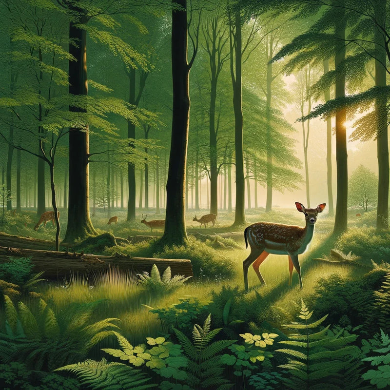 Dawn Forest Canvas