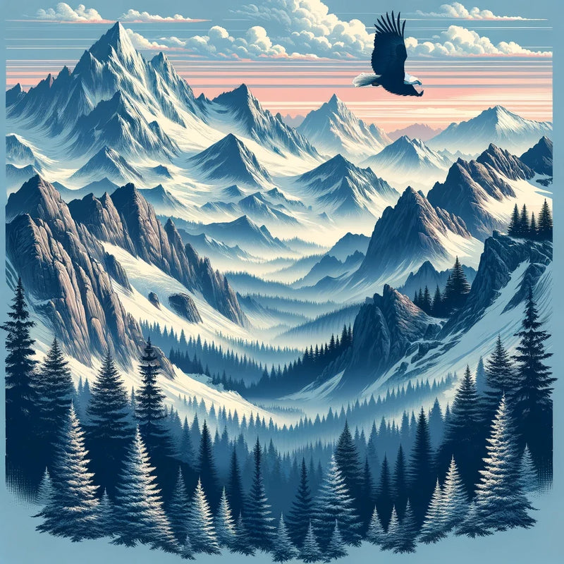 Dawn Summit Canvas
