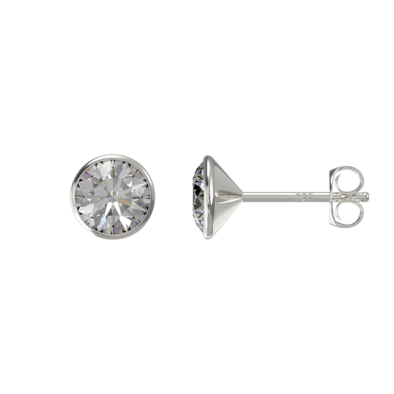 Cubic Zirconia Stud Earrings